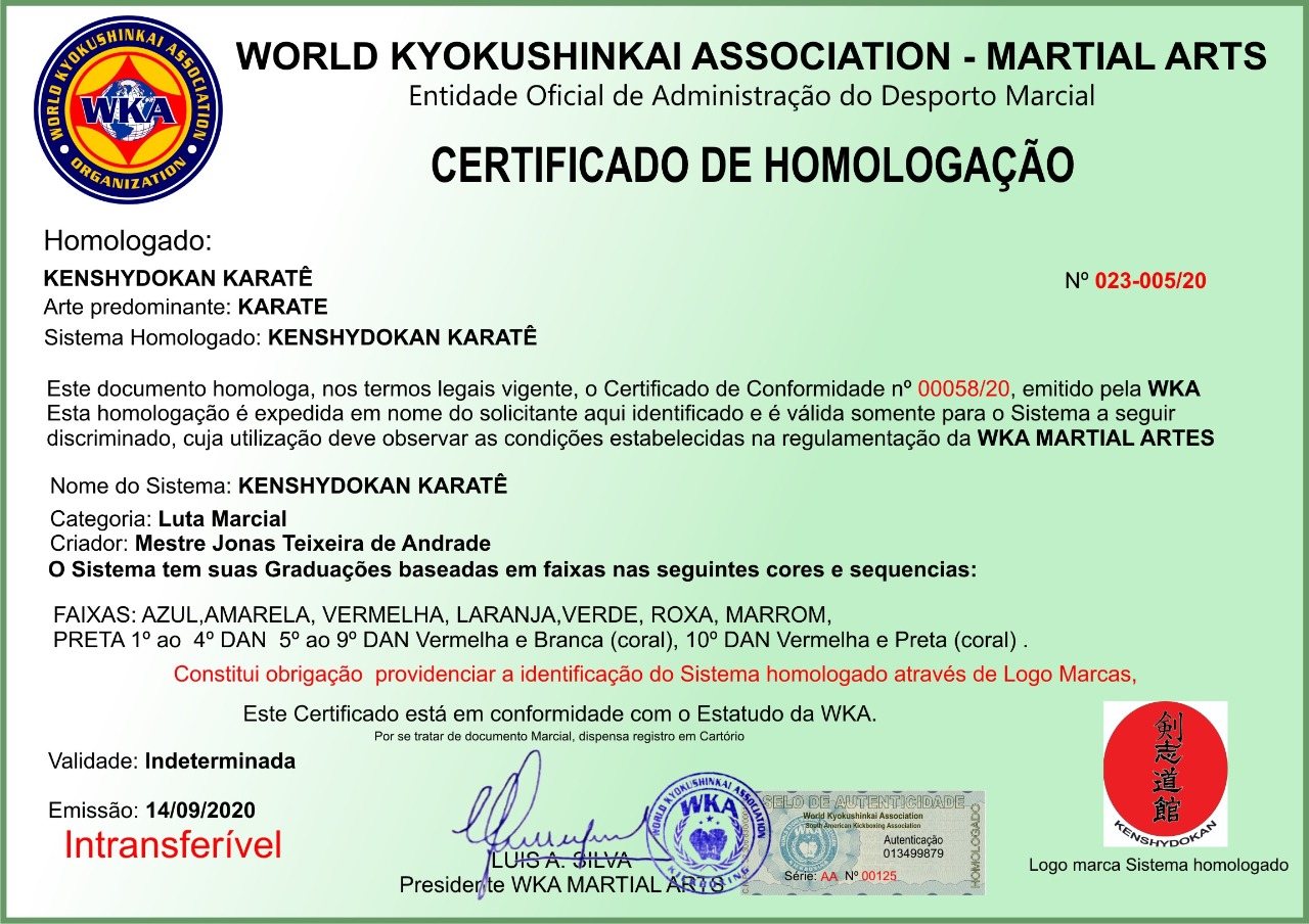 Certificado de Homologação Geral